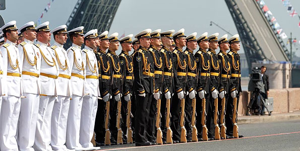День военно-морского флота России в СПб